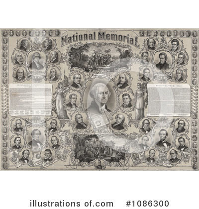 Royalty-Free (RF) George Washington Clipart Illustration by JVPD - Stock Sample #1086300