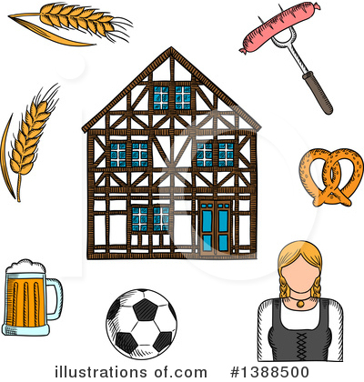 Oktoberfest Clipart #1388500 by Vector Tradition SM