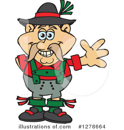 Oktoberfest Man Clipart #1278664 by Dennis Holmes Designs