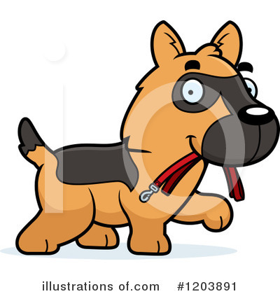 Dog Leash Clipart #1203891 by Cory Thoman