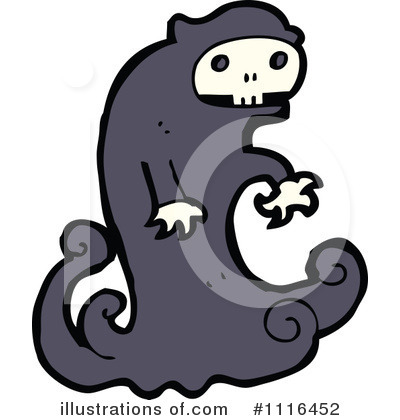 Royalty-Free (RF) Ghost Clipart Illustration by lineartestpilot - Stock Sample #1116452