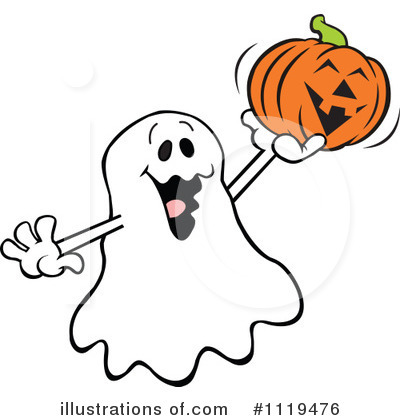 Royalty-Free (RF) Ghost Clipart Illustration by Johnny Sajem - Stock Sample #1119476