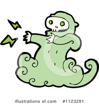 Royalty-Free (RF) Ghost Clipart Illustration by lineartestpilot - Stock Sample #1123281