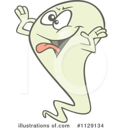 Royalty-Free (RF) Ghost Clipart Illustration by toonaday - Stock Sample #1129134