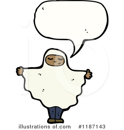Royalty-Free (RF) Ghost Clipart Illustration by lineartestpilot - Stock Sample #1187143