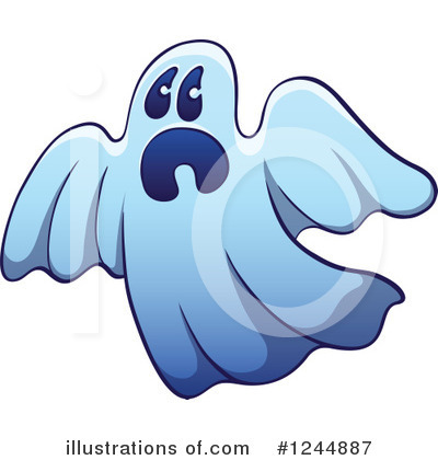Royalty-Free (RF) Ghost Clipart Illustration by Zooco - Stock Sample #1244887