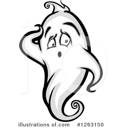 Royalty-Free (RF) Ghost Clipart Illustration by Chromaco - Stock Sample #1263150