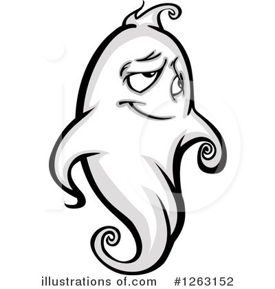 Ghost Clipart #1263152 by Chromaco