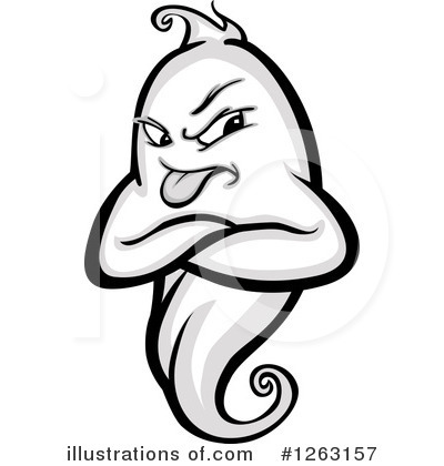 Ghost Clipart #1263157 by Chromaco