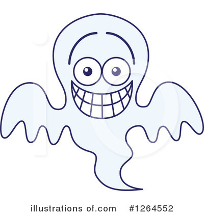 Royalty-Free (RF) Ghost Clipart Illustration by Zooco - Stock Sample #1264552