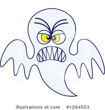 Royalty-Free (RF) Ghost Clipart Illustration by Zooco - Stock Sample #1264553