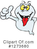 Ghost Clipart #1273680 by Dennis Holmes Designs