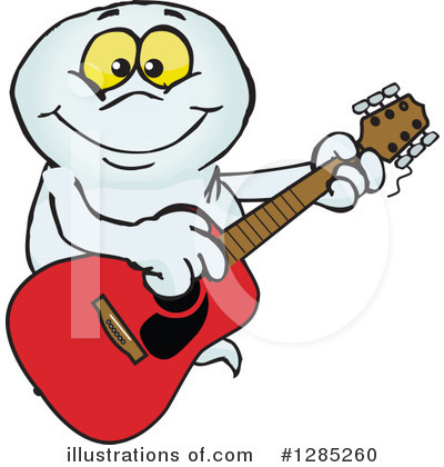 Royalty-Free (RF) Ghost Clipart Illustration by Dennis Holmes Designs - Stock Sample #1285260