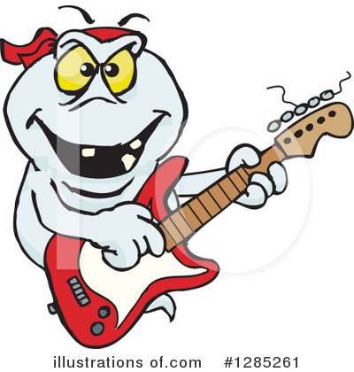 Royalty-Free (RF) Ghost Clipart Illustration by Dennis Holmes Designs - Stock Sample #1285261
