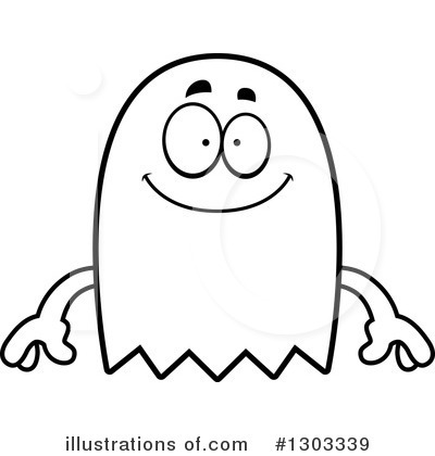 Royalty-Free (RF) Ghost Clipart Illustration by Cory Thoman - Stock Sample #1303339