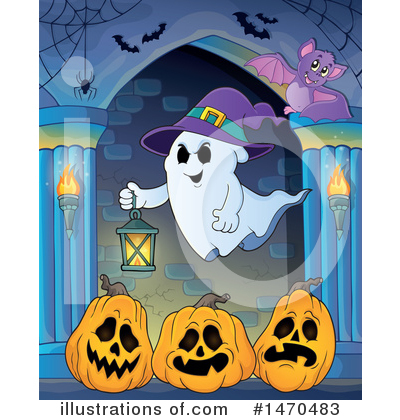 Royalty-Free (RF) Ghost Clipart Illustration by visekart - Stock Sample #1470483