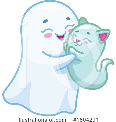 Royalty-Free (RF) Ghost Clipart Illustration by Vector Tradition SM - Stock Sample #1804291