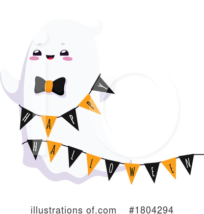 Royalty-Free (RF) Ghost Clipart Illustration by Vector Tradition SM - Stock Sample #1804294