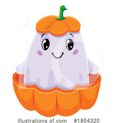 Royalty-Free (RF) Ghost Clipart Illustration by Vector Tradition SM - Stock Sample #1804320