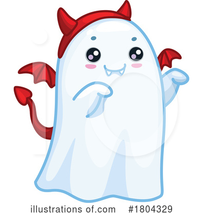 Royalty-Free (RF) Ghost Clipart Illustration by Vector Tradition SM - Stock Sample #1804329