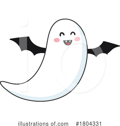 Royalty-Free (RF) Ghost Clipart Illustration by Vector Tradition SM - Stock Sample #1804331