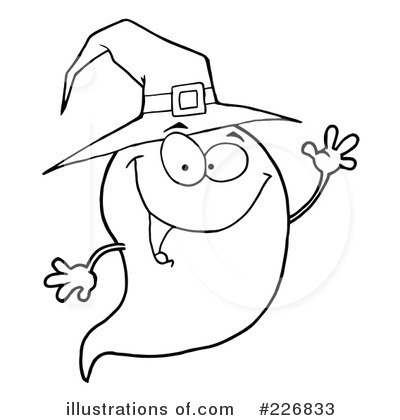 Royalty-Free (RF) Ghost Clipart Illustration by Hit Toon - Stock Sample #226833