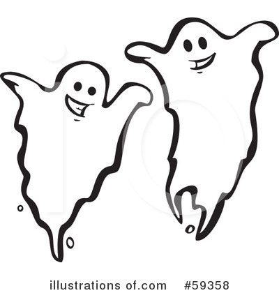 Royalty-Free (RF) Ghost Clipart Illustration by xunantunich - Stock Sample #59358