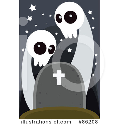 Royalty-Free (RF) Ghost Clipart Illustration by mayawizard101 - Stock Sample #86208