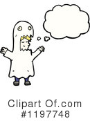 Ghost Costume Clipart #1197748 by lineartestpilot