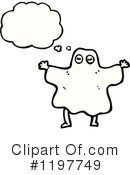 Ghost Costume Clipart #1197749 by lineartestpilot