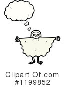 Ghost Costume Clipart #1199852 by lineartestpilot