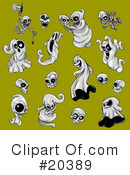 Ghosts Clipart #20389 by Tonis Pan