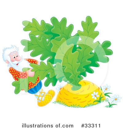 Royalty-Free (RF) Giant Turnip Clipart Illustration by Alex Bannykh - Stock Sample #33311