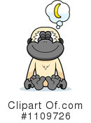 Gibbon Monkey Clipart #1109726 by Cory Thoman