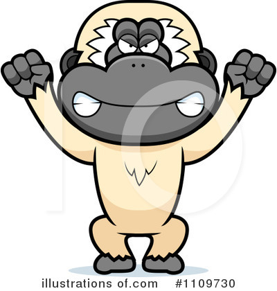 Gibbon Monkey Clipart #1109730 by Cory Thoman