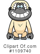 Gibbon Monkey Clipart #1109740 by Cory Thoman