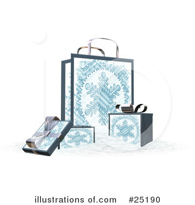 Royalty-Free (RF) Gift Bag Clipart Illustration by KJ Pargeter - Stock Sample #25190