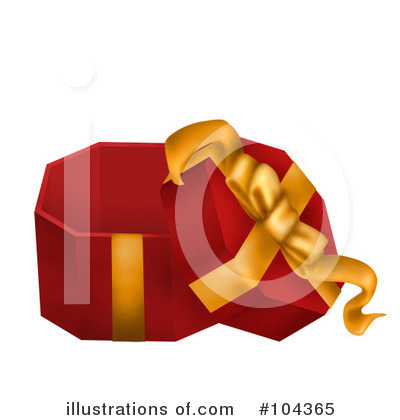 Royalty-Free (RF) Gift Box Clipart Illustration by BNP Design Studio - Stock Sample #104365