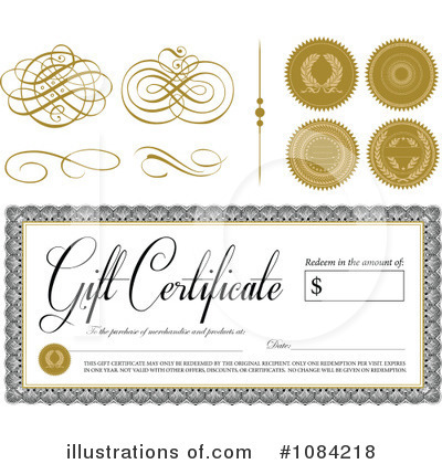 Gift Certificate Clipart #1084218 by BestVector