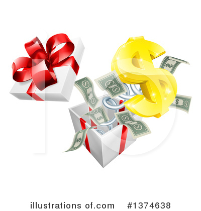 Royalty-Free (RF) Gift Clipart Illustration by AtStockIllustration - Stock Sample #1374638