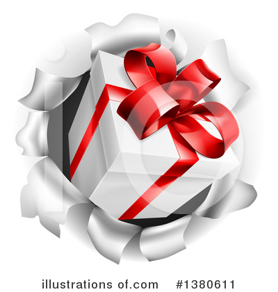 Christmas Present Clipart #1380611 by AtStockIllustration