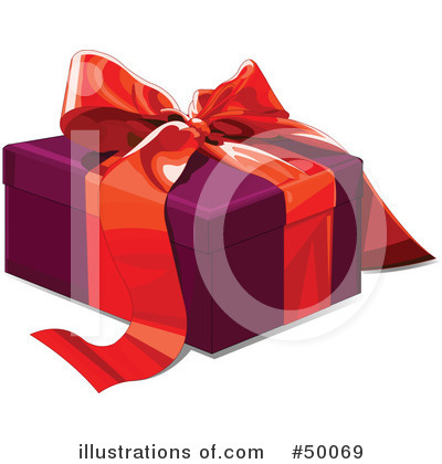 Royalty-Free (RF) Gift Clipart Illustration by Pushkin - Stock Sample #50069