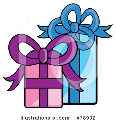 Royalty-Free (RF) Gift Clipart Illustration by Pams Clipart - Stock Sample #78992