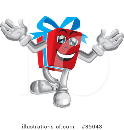 Royalty-Free (RF) Gift Clipart Illustration by David Rey - Stock Sample #85043
