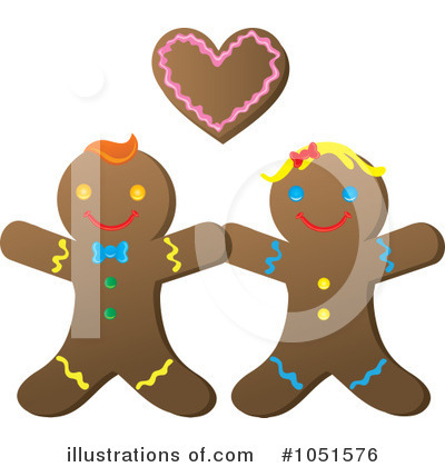 Gingerbread Clipart #1051576 by Rosie Piter