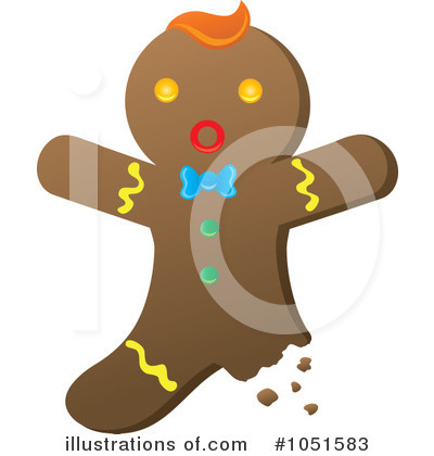 Royalty-Free (RF) Gingerbread Clipart Illustration by Rosie Piter - Stock Sample #1051583