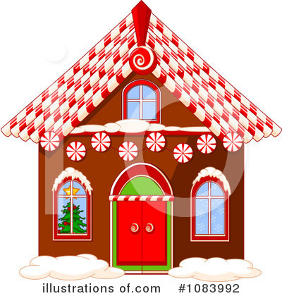 Gingerbread House Clipart #1083992 by Pushkin