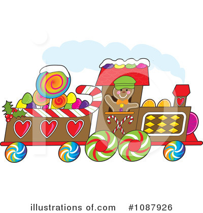 Royalty-Free (RF) Gingerbread Clipart Illustration by Maria Bell - Stock Sample #1087926