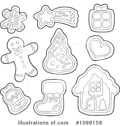 Gingerbread Man Clipart #1088158 by visekart