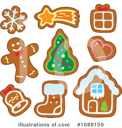 Gingerbread Man Clipart #1088159 by visekart